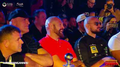 &ldquo;Your only chance is in the boxing ring, with boxing rules. When you step out of that ring you better stay five meters away before talking your s**t, because if I lose it you&rsquo;re gonna have a really bad time.&rdquo; 😳  - Francis Ngannou to Tyson Fury. TALK YOUR 