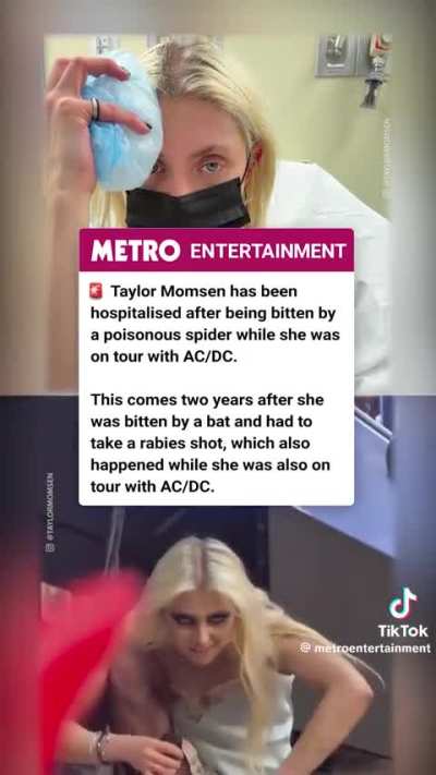 Taylor Momsen Has Been Hospitalized After Being Bitten By Poisonous Spider While On Tour with AC/DC
