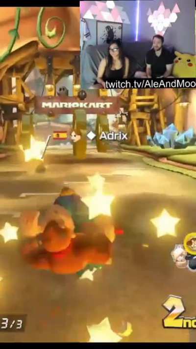 Mario Kart is cruel...