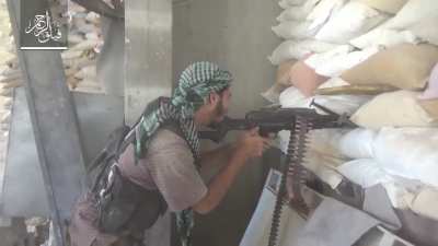 Al-Rahman fighters tosses a pair of improvised explosives into an SAA occupied basement &amp;amp; more - Ain Tarma - 2017