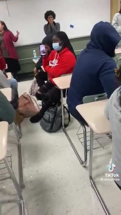 Winston Salem State University student arrested for not apologizing after raising her voice to a teacher. The teacher yelled at the student first.