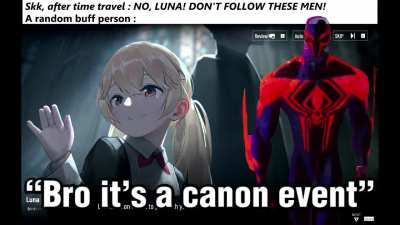"B-But Luna is essential to f-fight the P-punishing V-virus a-and a-and-" Don't care, I just want to see Luna happy...