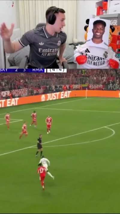A Real Madrid fan, SOVIETIC has a doll with Vinicius’s face on it so he can give it a good whack every time he messes up.