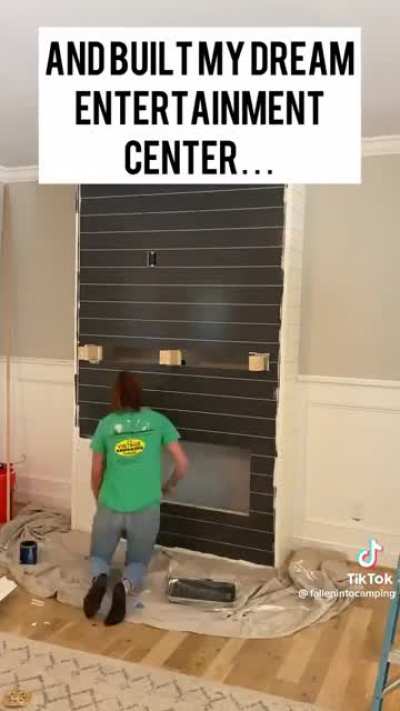 Her dream was to put a TV too high&hellip;