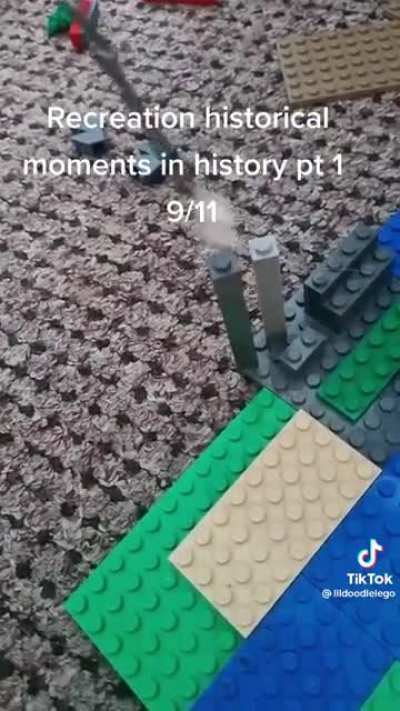 A tower has fallen in lego city!