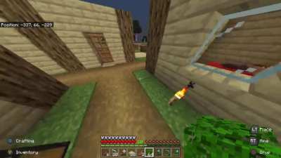 I didn&rsquo;t mean to hit the villager!!! 😂😂😂😂