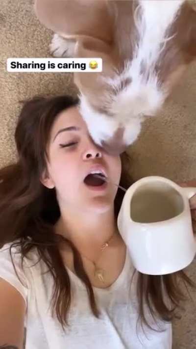 Yum, water.