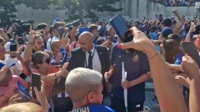 Rece&ccedil;&atilde;o no jogo de apresenta&ccedil;&atilde;o