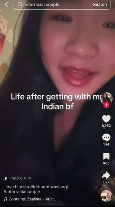 Asian girl Indian boyfriend. IMAF