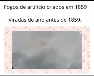 os fogos de artificio criados em 1859 (viradas de ano antes de 1859)