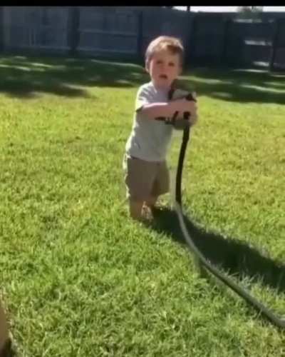 the way his hair stands up