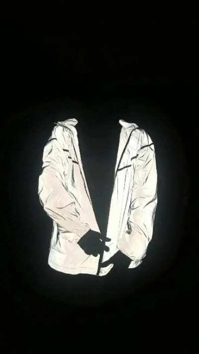 This reflective jacket makes me feel much more visible when I'm commuting by bike at night