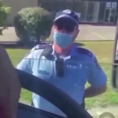 More from Aussie (this ones at least funny) Man is pulled over for not having his mask up with a passenger in his car. Successfully uses the "Gay lover" defense