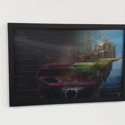 My other Custom &ldquo;Stage Nostalgia&rdquo; Smash Bros 3D Lenticular Fan Artwork ... drawn and self-produced!
