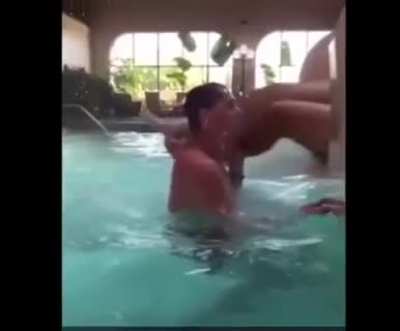 WCGW playing near the watterslide