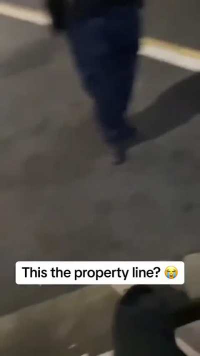To arrest him for trespassing