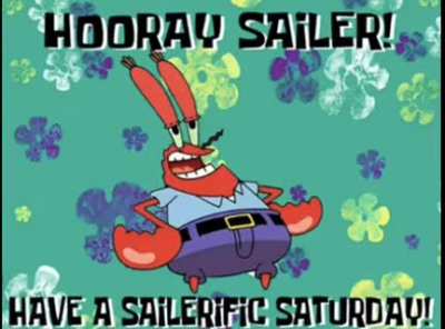 Yeah yeah money argh happy argh yeah yeah crustacean time