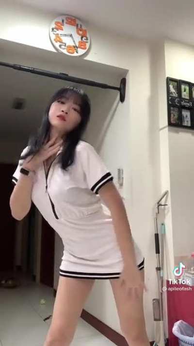 The dress needs to be tighter and shorter (cross from r/sgtiktokxmms)