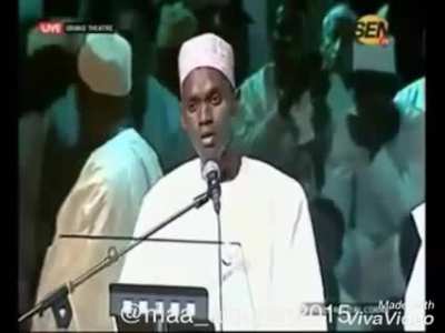 A verse read by the ten accents