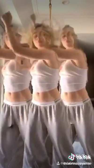 Sabrina Carpenter&rsquo;s first TikTok!