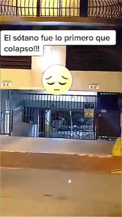 New TikTok video taken of Champlain South North Parking Garage entrance shows debris falling from garage ceiling minutes before collapse. Video taken at 1:18 AM, collapse started 1:22 am.
