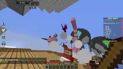 Bedwars tryhards in a nutshell