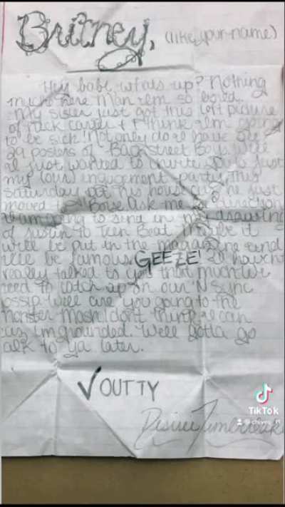 Reading old H.S. Notes (circa &lsquo;99)