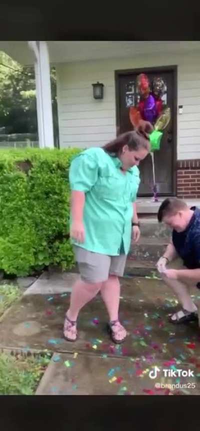 the kid knew they shouldn't have been in the frame the first time, but then had to see why.