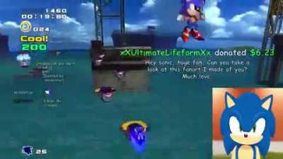 SONIC SE VOLVIO VTUBER Y YA LO TROLEARON