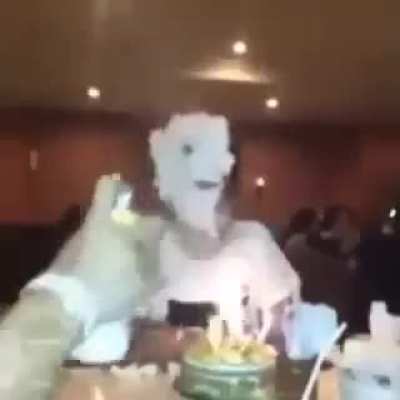 There goes the cake