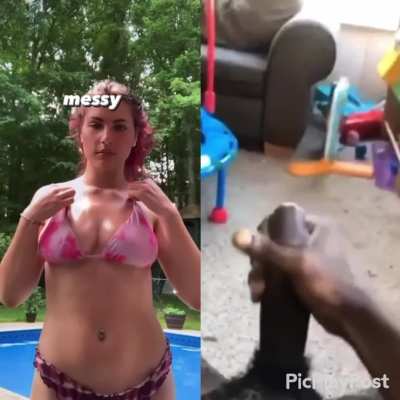 Hanna’s bouncy ass makes him bust
