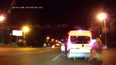 Road rage backfired