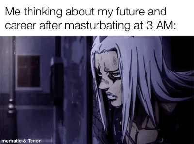 I don’t want to be horny anymore, I just want to be happy