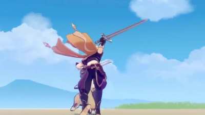 Pet Demo - "Kageroumaru: Hat Blade Pup" | Genshin Impact (FANMADE)