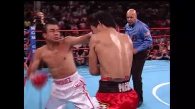 Manny Pacquiao and Juan Manuel Marquez watch back their first 2 fights