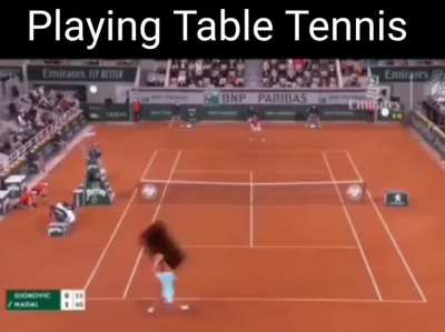 I&rsquo;m good at table tennis