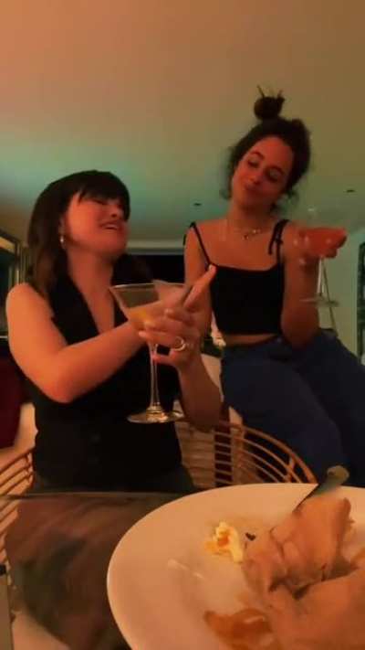 With Camila Cabello