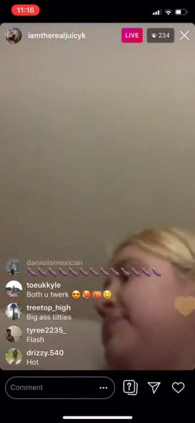 Iamjuicyk drunk with her friend live