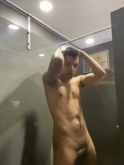 I love showers at GYM