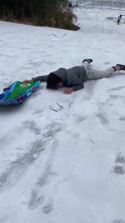 WCGW Attempting to go sledding