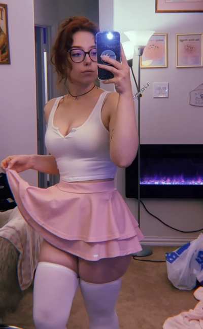 It's been a few days since I was able to possess this "medium," and she's slowly starting to tolerate me being here. I've allowed her some control for good behavior, such as choosing this outfit for the party tonight, but I believe she's starting to reali