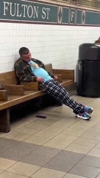 Meanwhile on the NYC Subway
