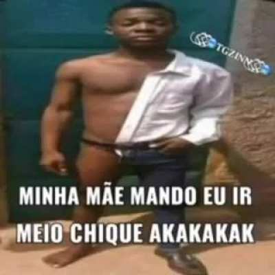 meio chique kkkkkkk
