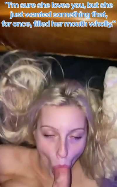 Finding my son&rsquo;s girlfriend lying naked, and aching for a cock in her throat.