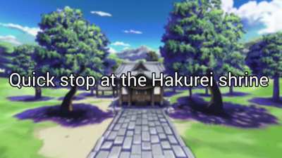 Day in the life of a true gensokyo geezer
