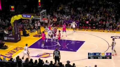 [Highlight] Thomas Bryant dunks ALL over Porzingis plus the foul as Lebron mocks Beal's impression of Lebron