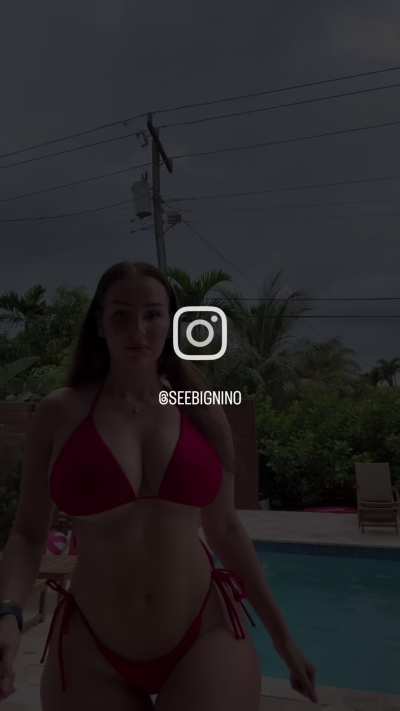 Red bikini