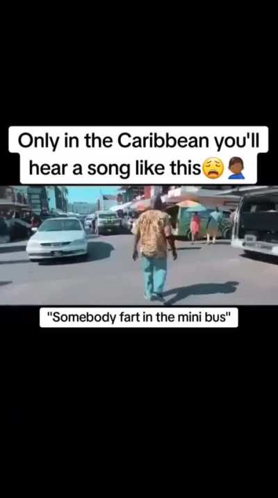 "Somebody fart in the mini bus"