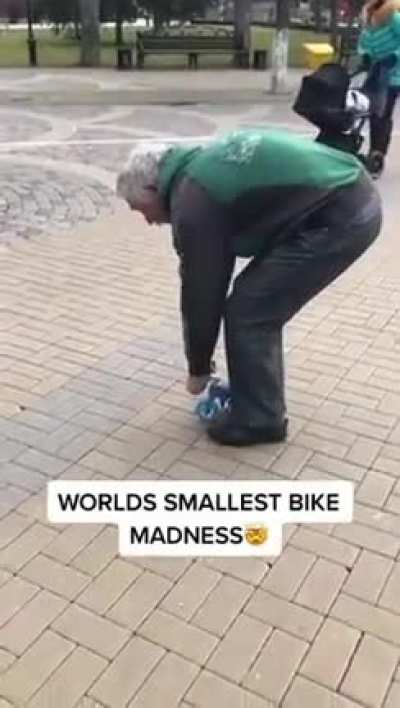 What is this, a bicycle for ants?