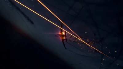 "When the night comes, how do we return home?" "By midnight's light...I meant the railgun beams."